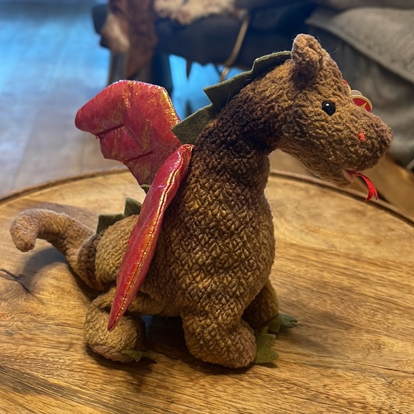 Ty Beanie Baby -1998 “Scorch” the Dragon Vintage NWT!! - Picture 10 of 14